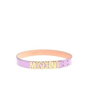 Moschino logo belt